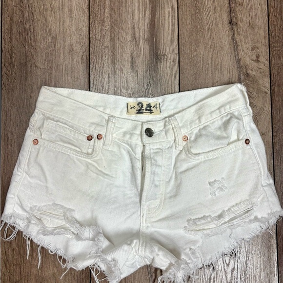 FP Movement by Free People White Jean Shorts - Picture 1 of 2